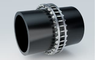 Marzolf large-diameter HDPE interlocking flange