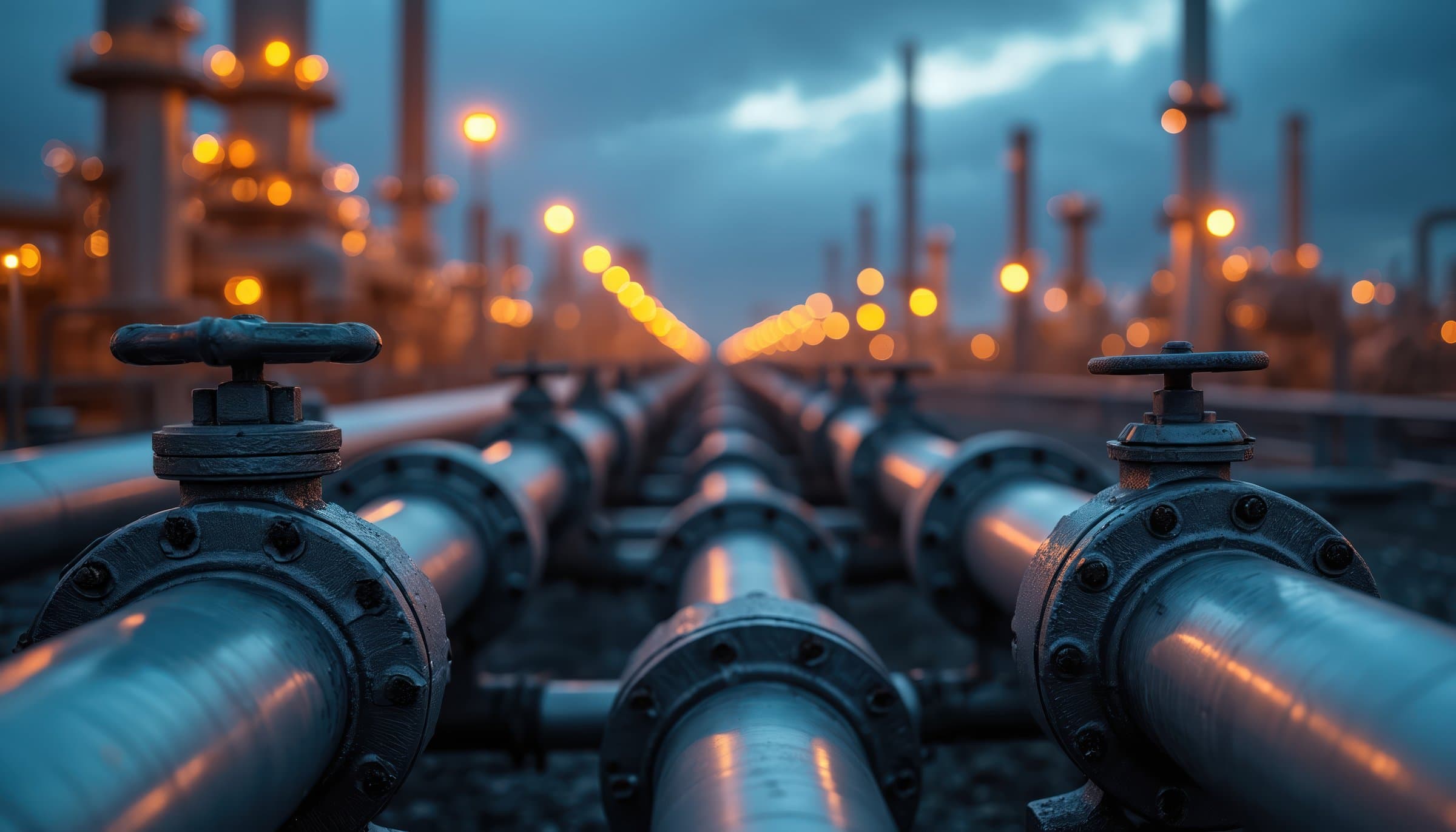 Power generation cooling system piping with interlocking flanges